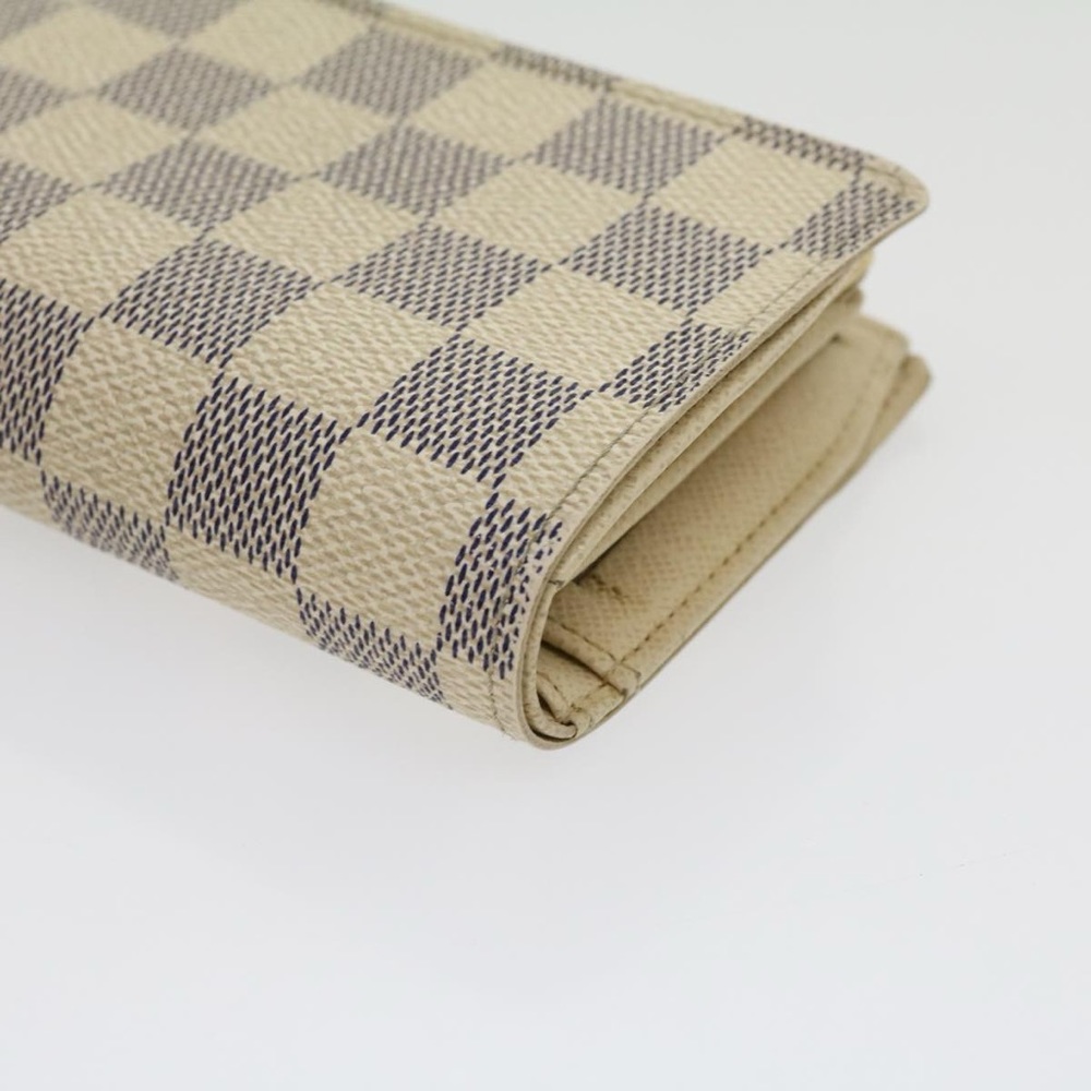 LOUIS VUITTON Damier Azur Portefeuille Viennois Bifold Wallet Auth - Picture 15 of 16